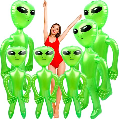 giant blow up alien|83.46 in. H x 51.18 in. W x 51.18 in. L Halloween Inflatable Alien .